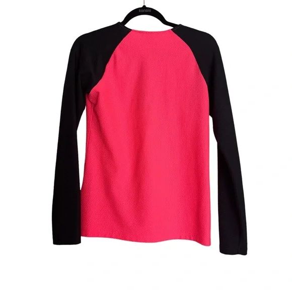 Ralph Lauren | Women’s 1/4 Zip Lightweight Pink & Black Jacket Size: Med… - Picture 2 of 2